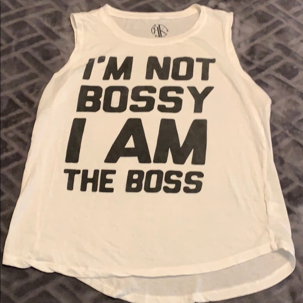 Graphic loose fit tank